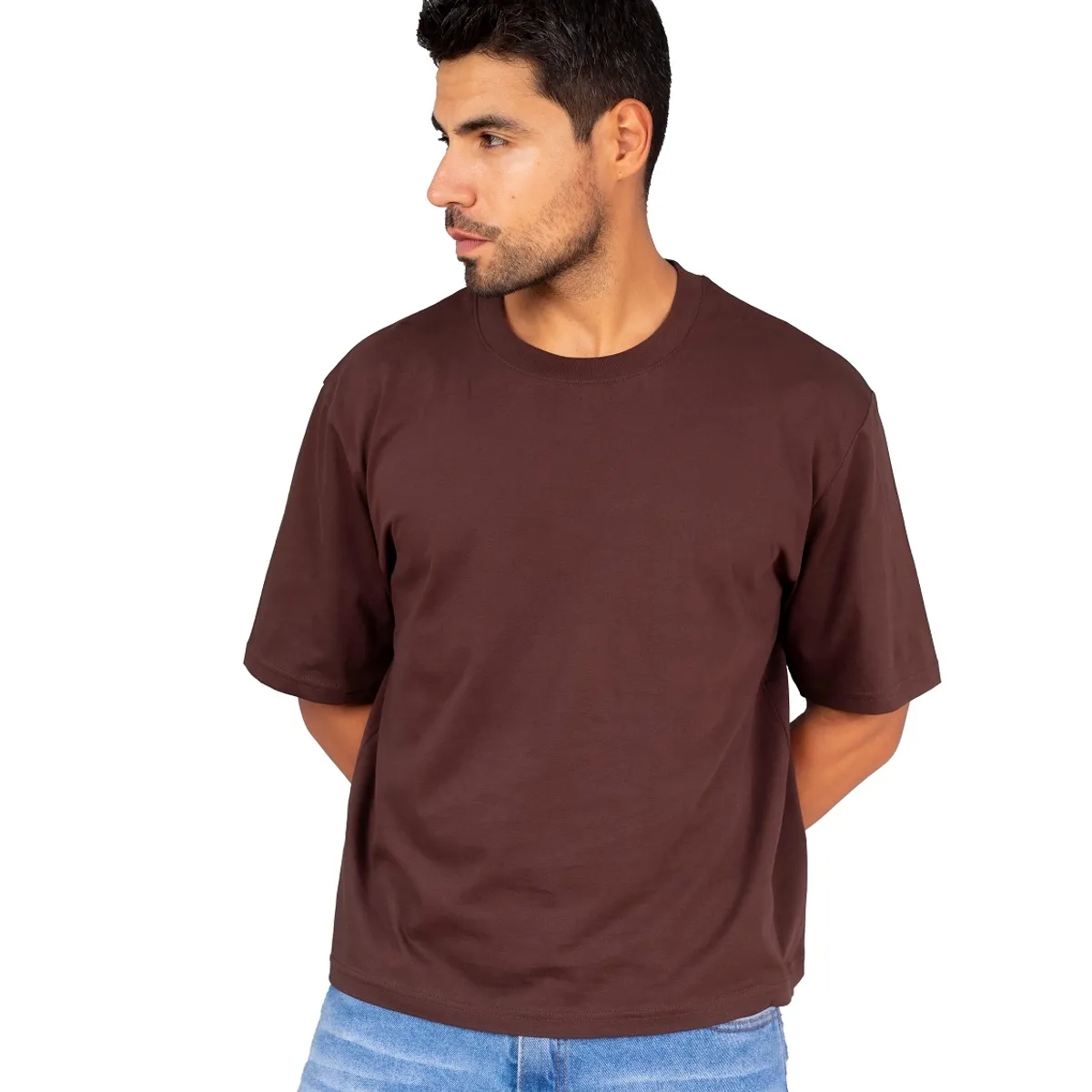 NEW YORK STARS - HPolosBoxy Fitt  Marron