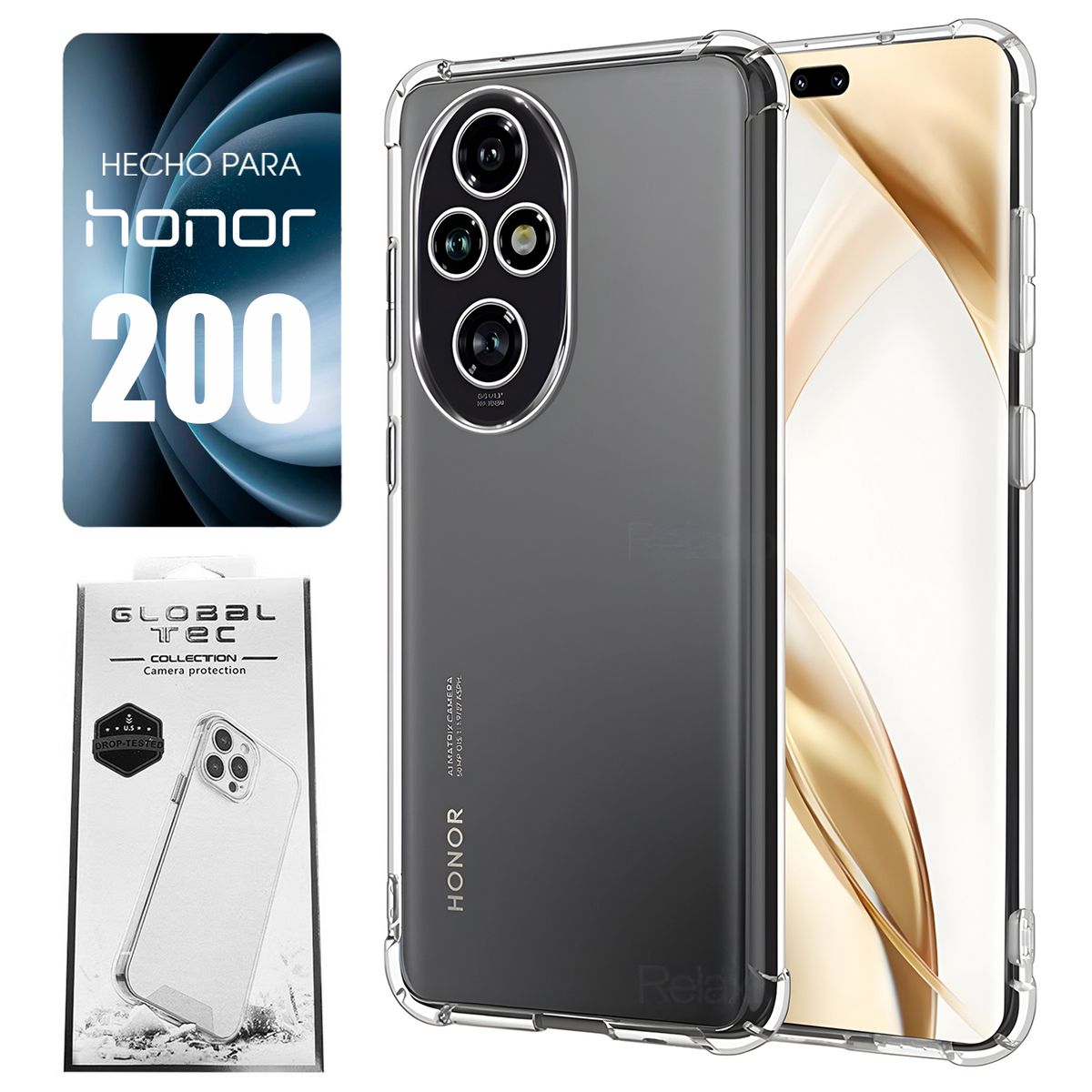 ASIA IMPORT - Space Case Para Honor 200 Transparente