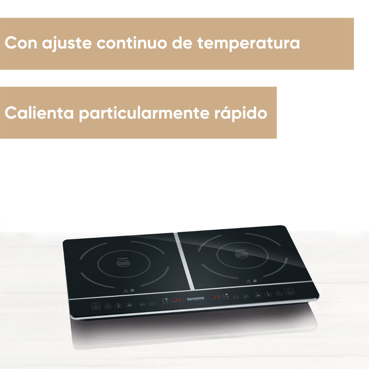 SEVERIN - Cocina de inducción DOBLE - DK 1031