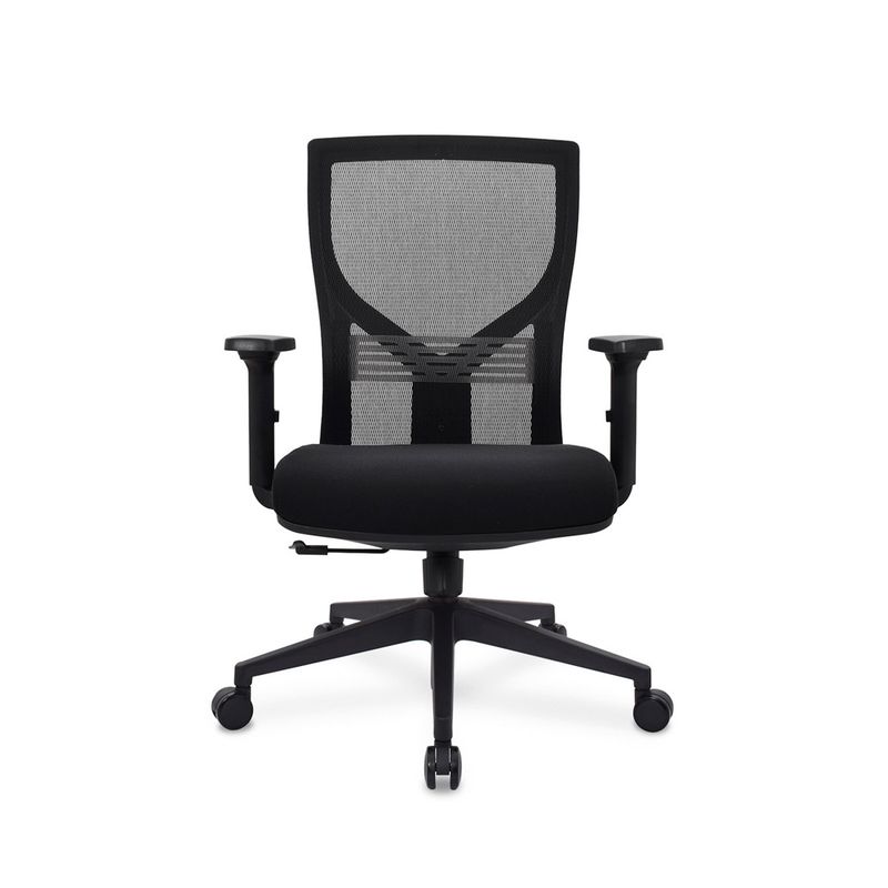 OFIDEAS - Silla De Oficina Ergonómica Tom Reclinable Gerente Negro Ofideas