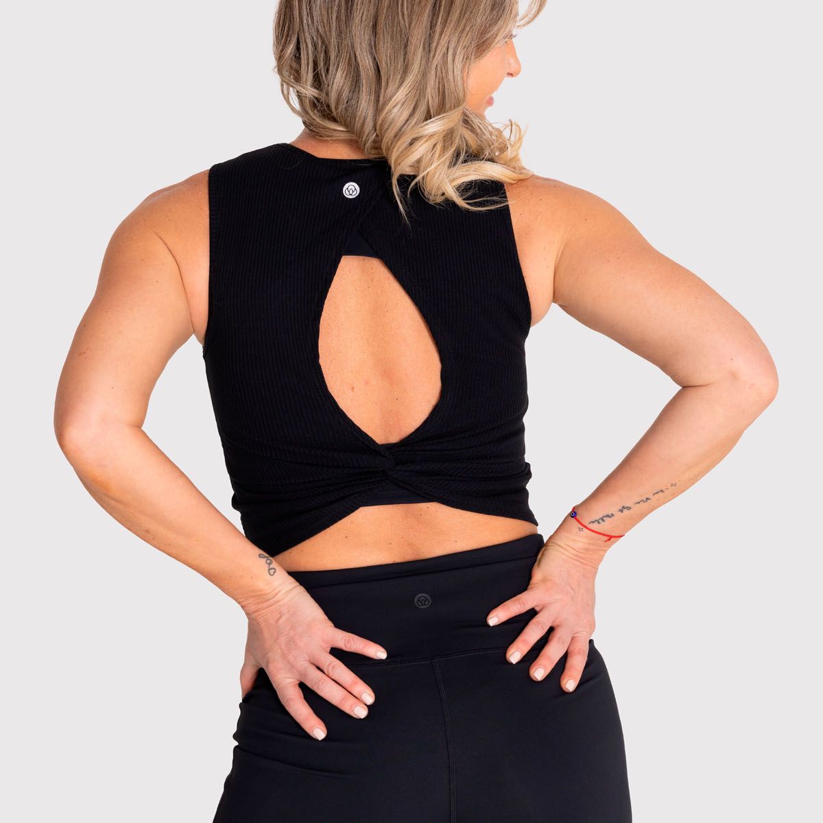 BSOUL - Polo Sin Mangas Bsoul Mujer Tank Rib Negro BSOUL