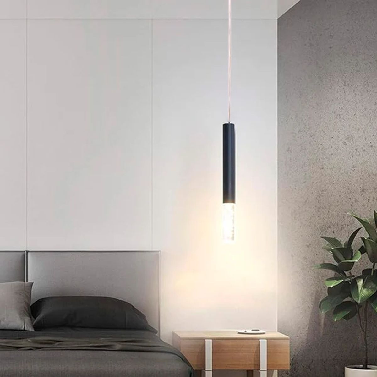 GENERICO - Lámpara Colgante Super Slim  Black