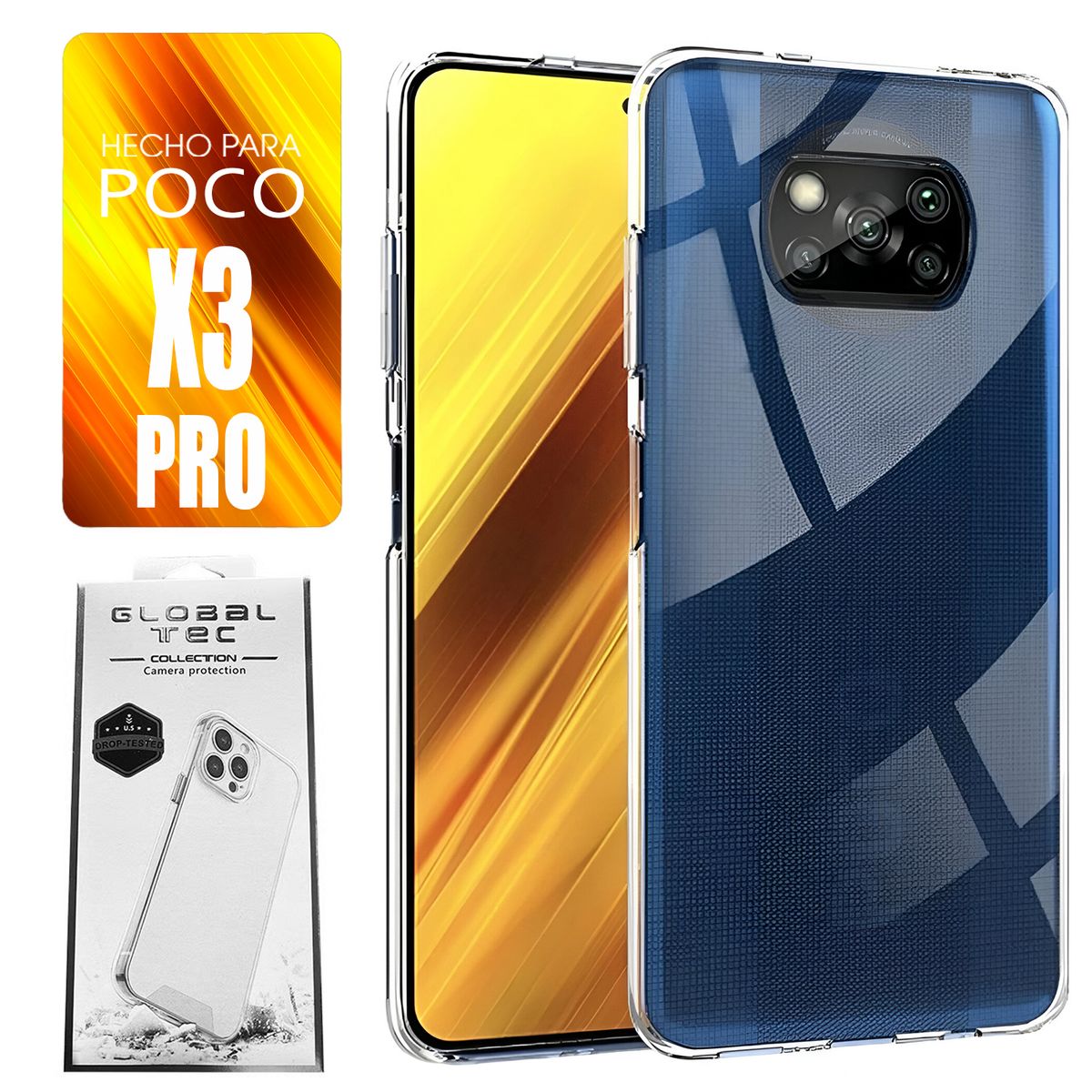ASIA IMPORT - Space Case Para Poco x3 Pro Transparente