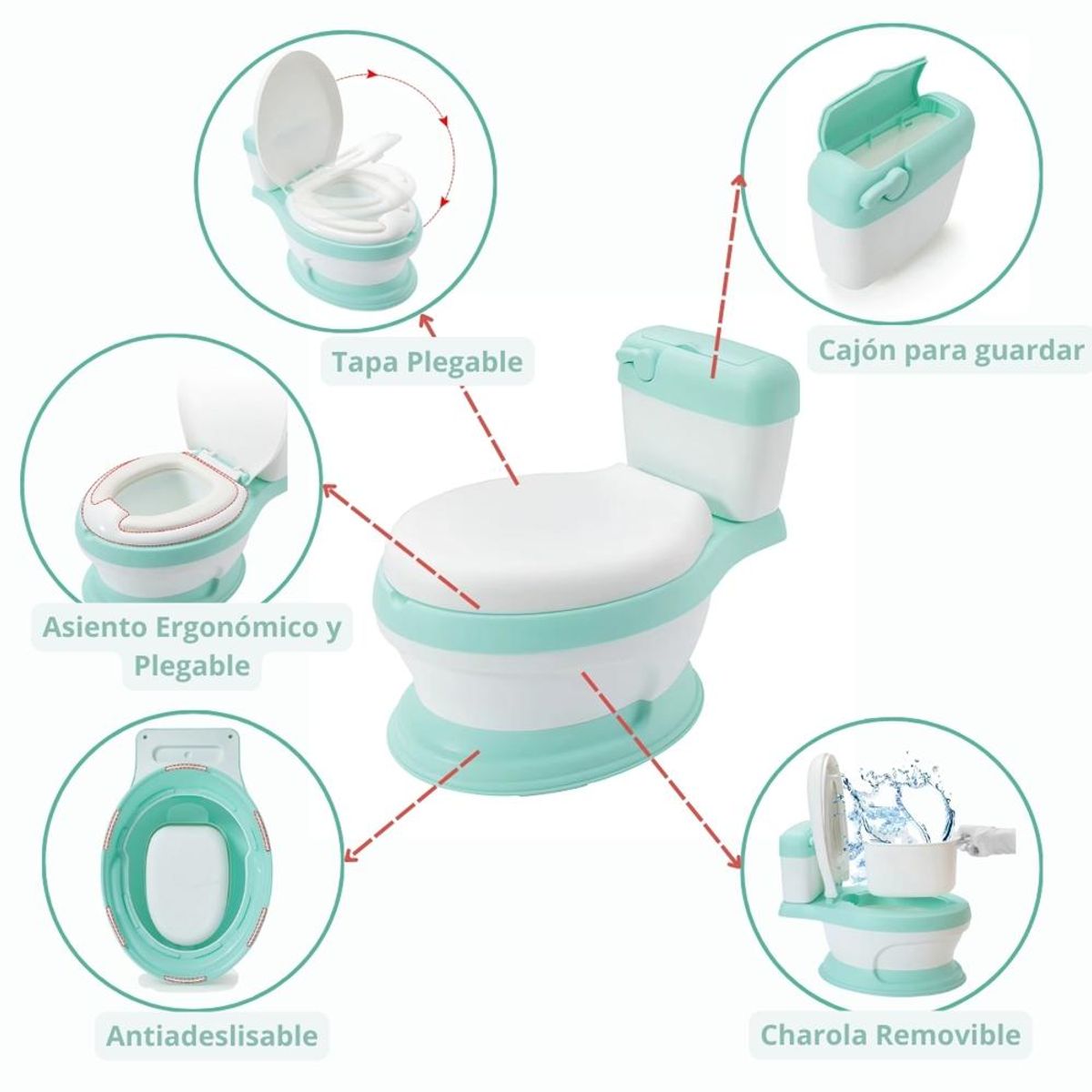 GENERICO - bacin de entrenamiento de bebé