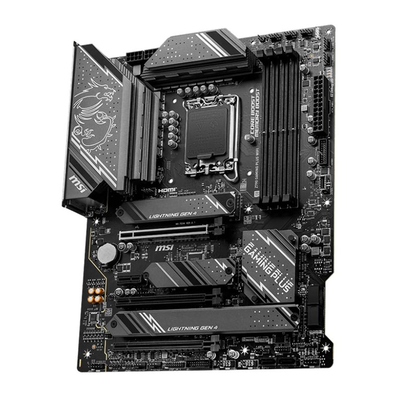 MSI - Motherboard MSI Z790 GAMING PLUS WIFI Chipset Intel Z790 LGA1700 HDMI DP ATX