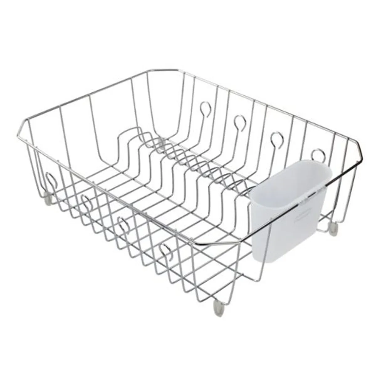 RUBBERMAID - Estante para platos con soporte para utensilios Rubbermaid 2026573