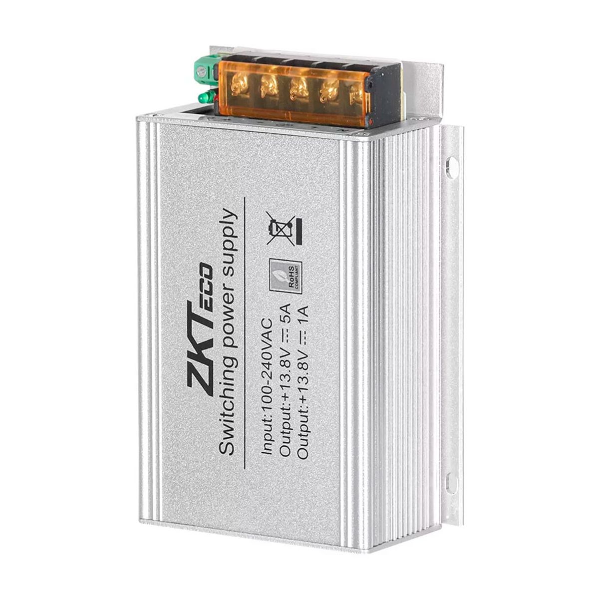 ZKTECO - ZKTECO TPM005B Fuente de poder 12v 3a salida dual 15a