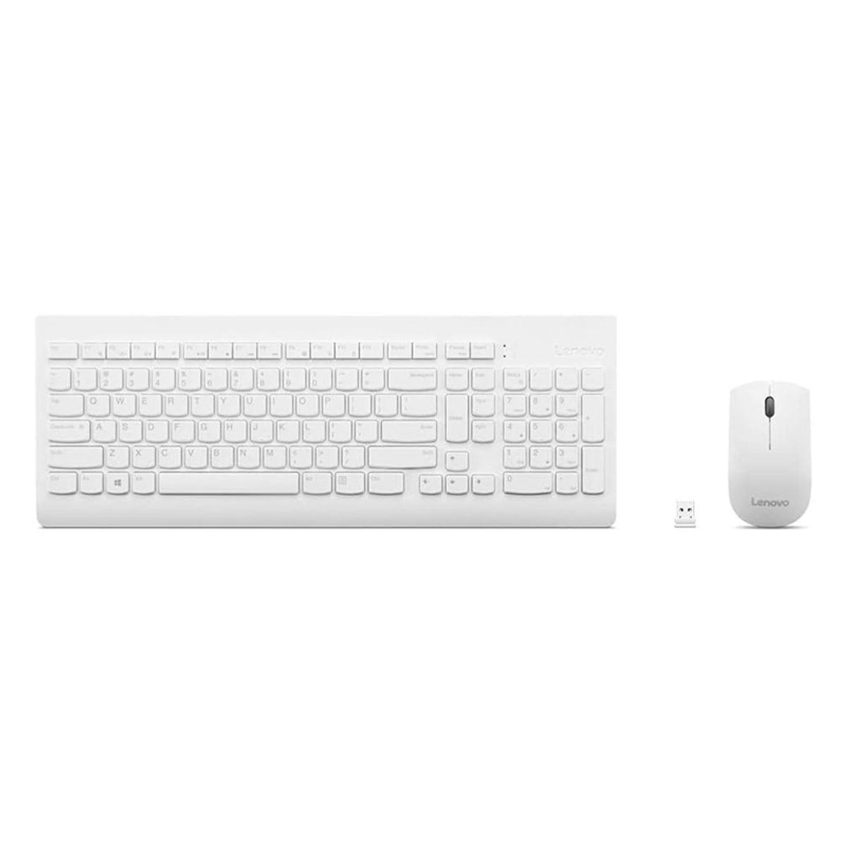 LENOVO - KIT DE TECLADO MOUSE COMBO LENOVO 510 INALÁMBRICO BLANCO