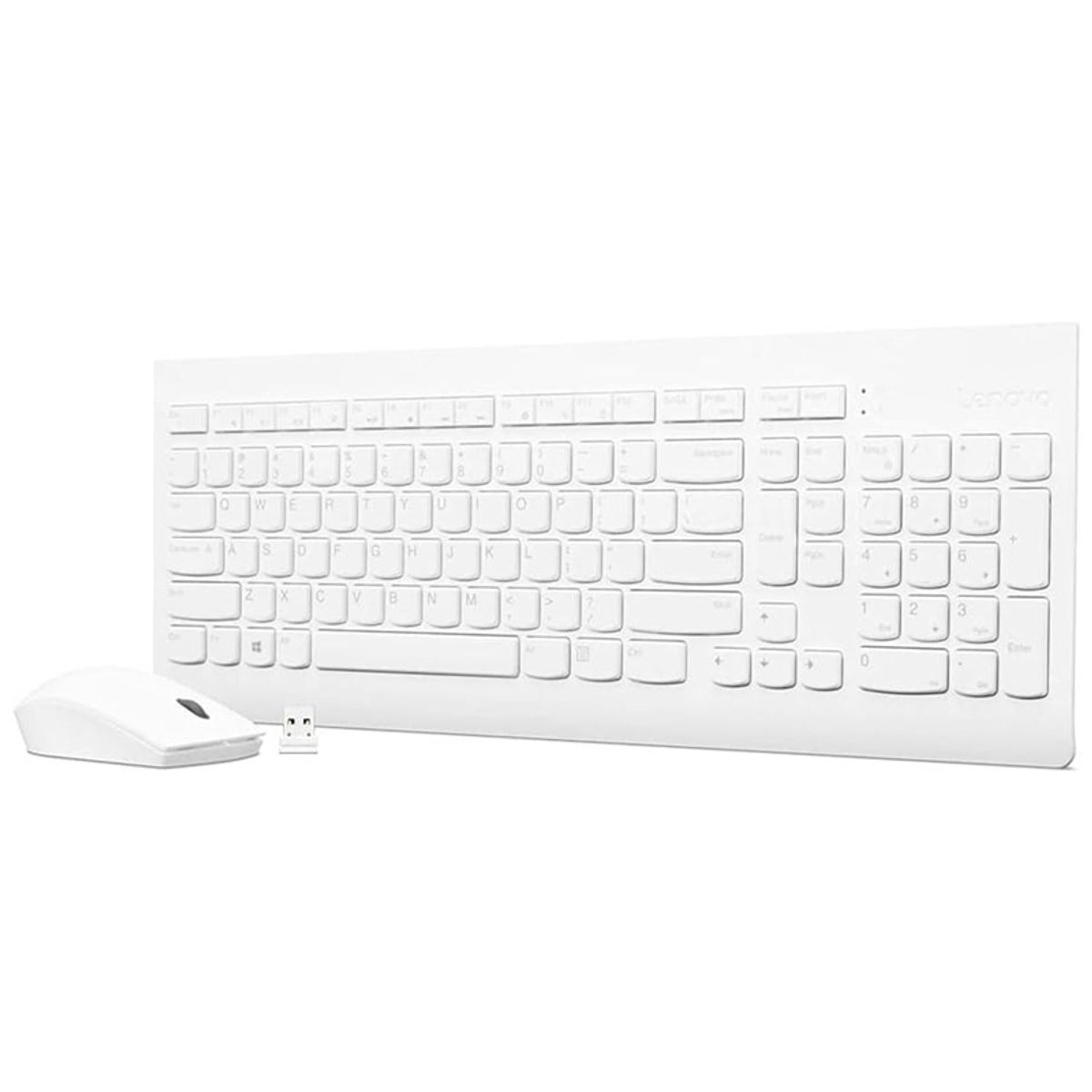 LENOVO - KIT DE TECLADO MOUSE COMBO LENOVO 510 INALÁMBRICO BLANCO