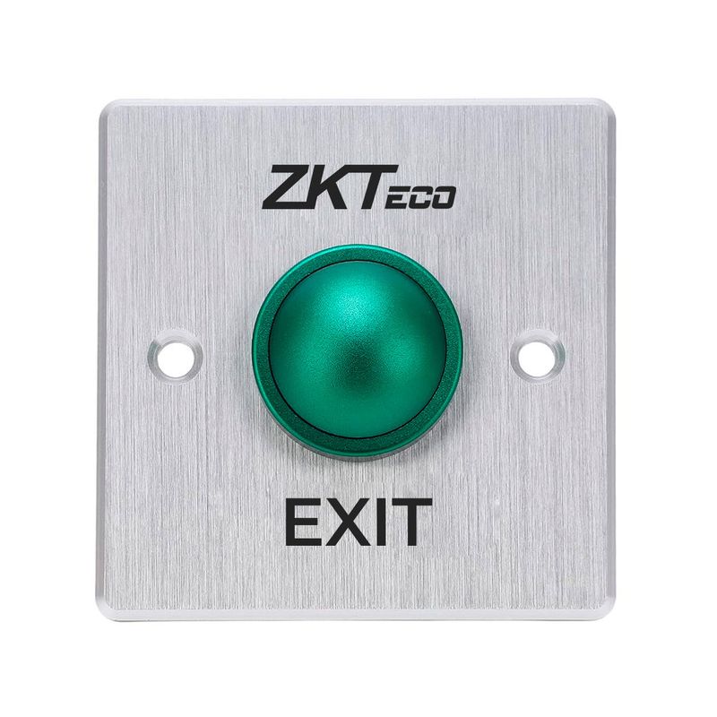 ZKTECO - ZKTECO EB104-G Botón de salida tipo hongo contacto Nocom