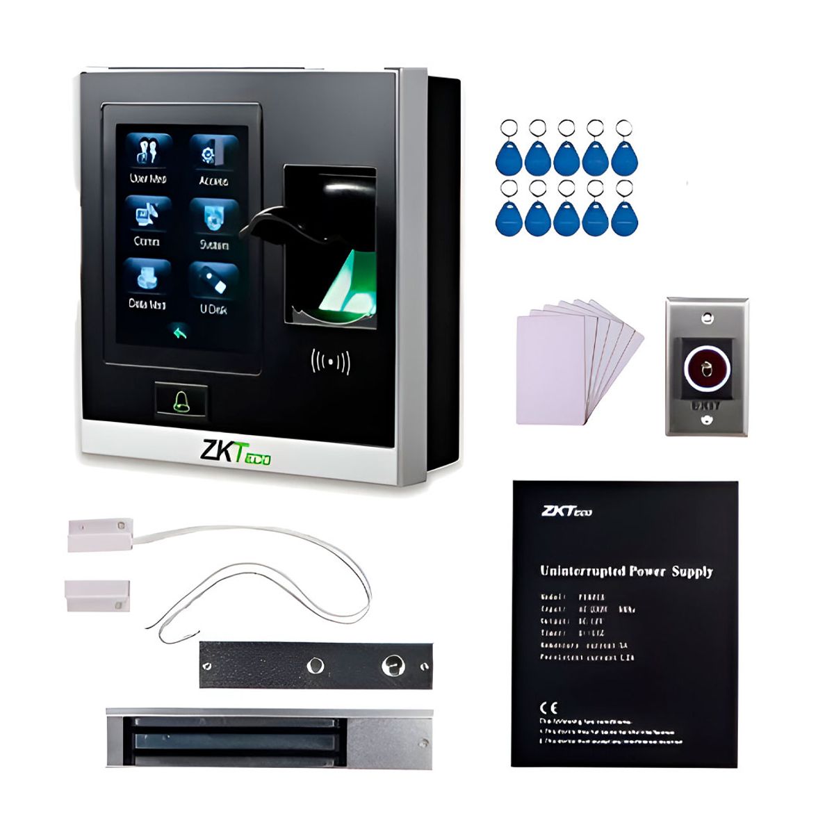 ZKTECO - ZKTECO SF400 E LOCK KIT kit de control de acceso huella