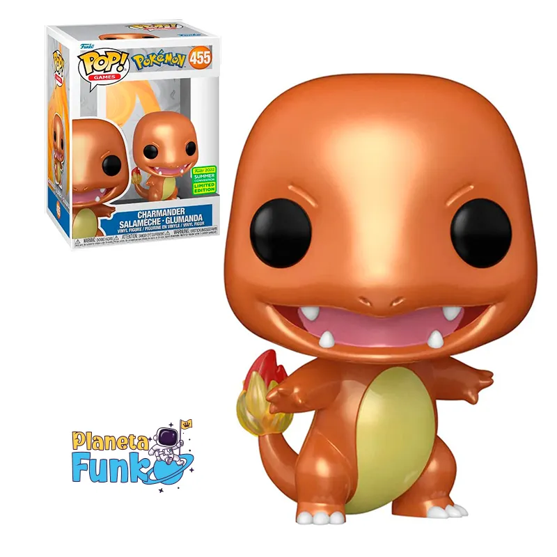 FUNKO - POKEMON CHARMANDER METALLIC EXCLUSIVO 455
