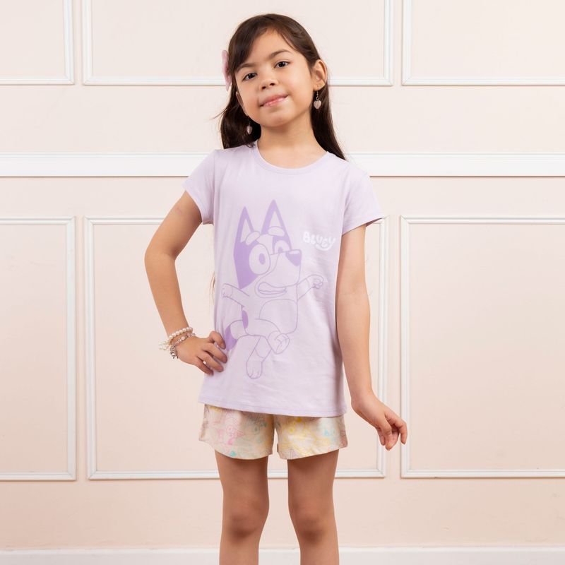 BLUEY - PIJAMA BLUEY NIÑA MC - JERSEY 100% ALGODON