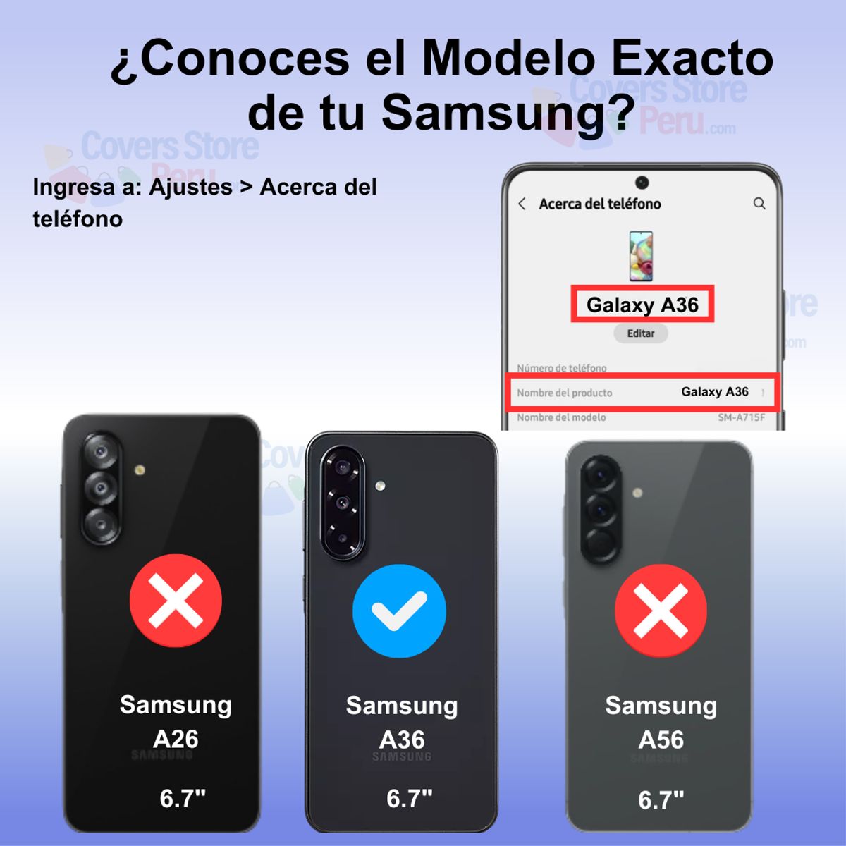 GENERICO - Funda Case para Samsung A36 Flip Cover Marrón Antishock