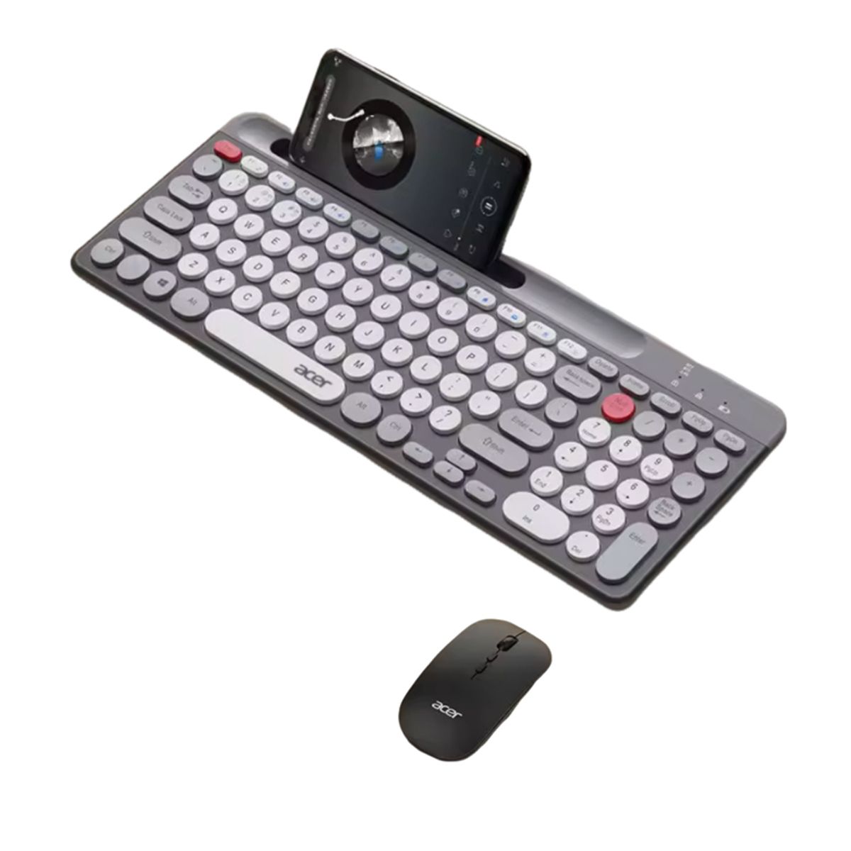 ACER - Teclado Acer OKR215 COMBO Bluetooth  Y Ratón Negro