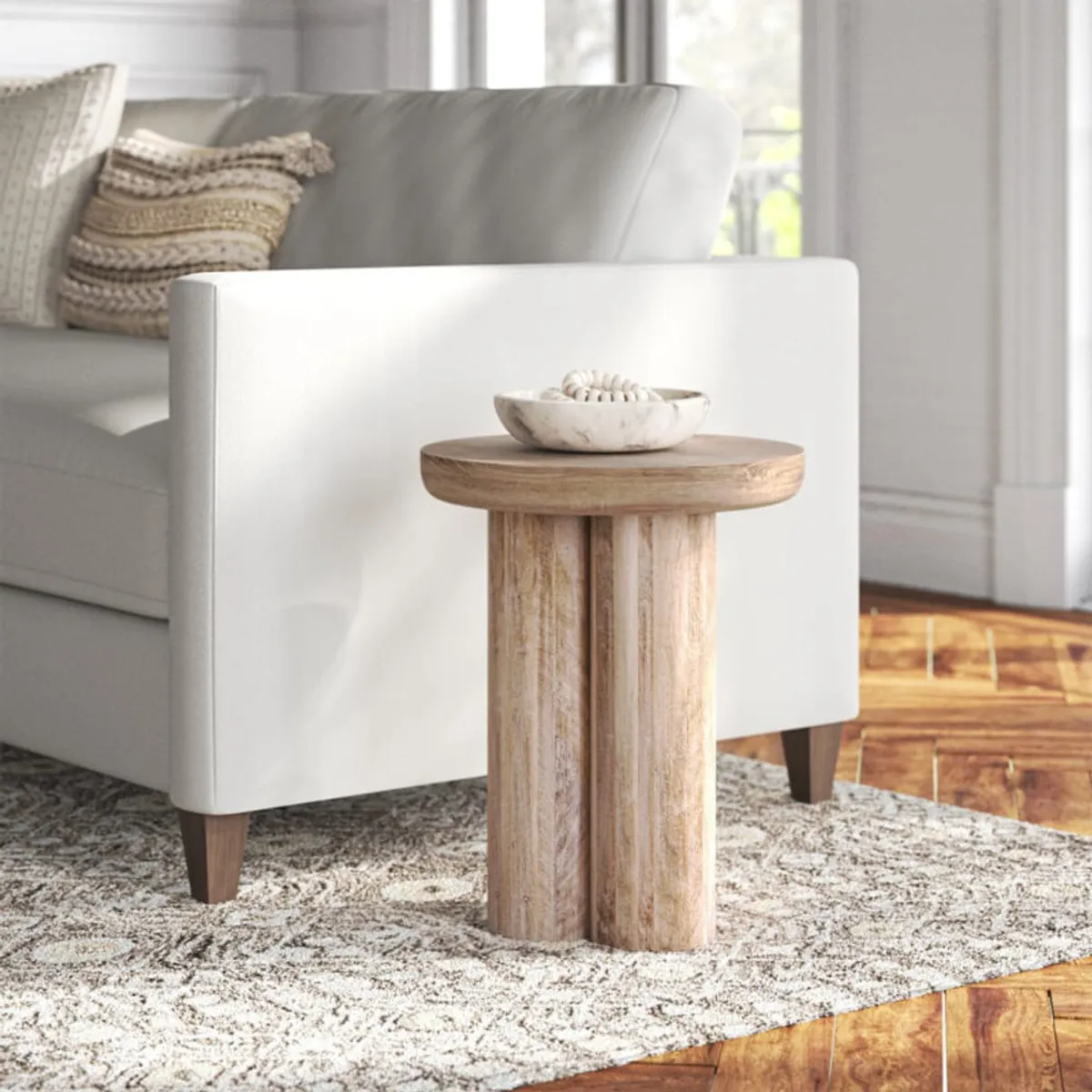 GENERICO - Mesa Lateral Maia Natural de Madera Pandora Home