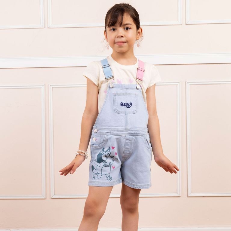 Tuta Impermeabile All-in-One Bluey Per Bambina, Con Personaggi, Fodera In Pile, Taglie 18-24 Mesi A 7-8 Anni, Rosa