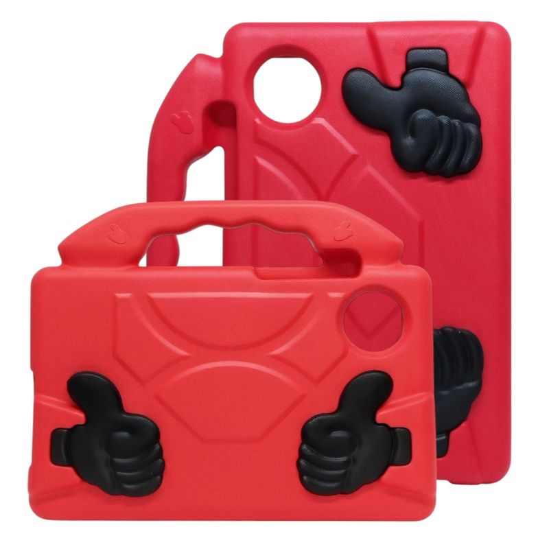 FUNDAANTIGOLPES - Funda de Goma con Diseño para Tablet Xiaomi Redmi Pad SE 8.7 Rojo