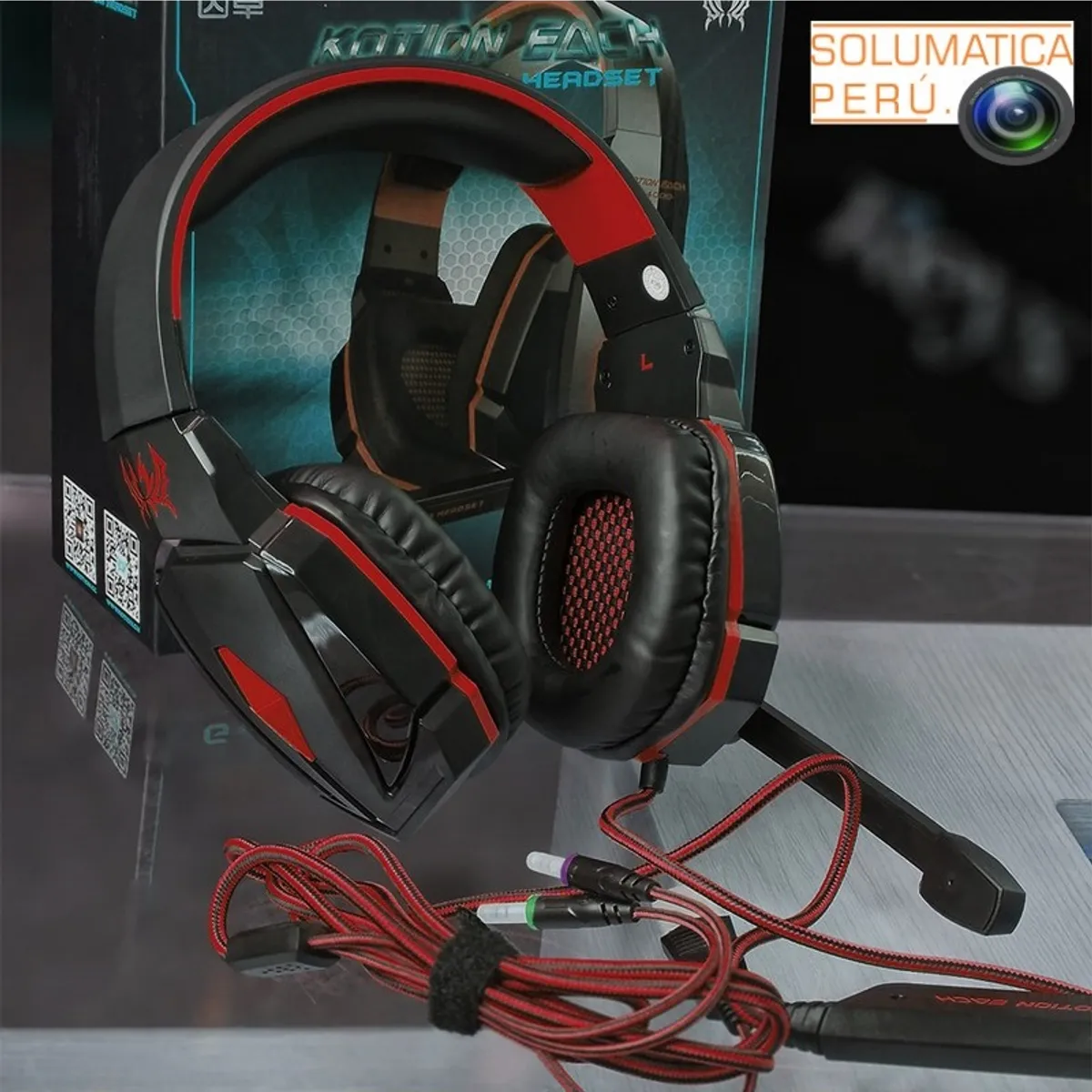 KOTION EACH - Auriculares Gamer Pro - Pc Laptop Y Celular - Kotion G4000