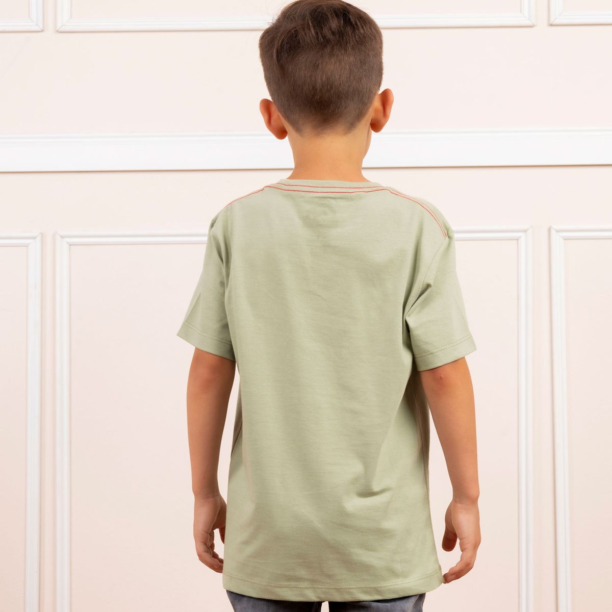 A VANTGARDESTYLE - POLO JURASSIC LAND NIÑO MC - JERSEY 100% ALGODON