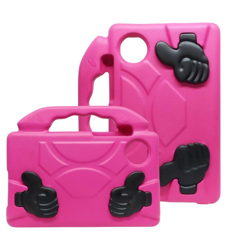 FUNDAANTIGOLPES - Funda de Goma con Diseño para Tablet Xiaomi Redmi Pad SE 8.7 Fucsia