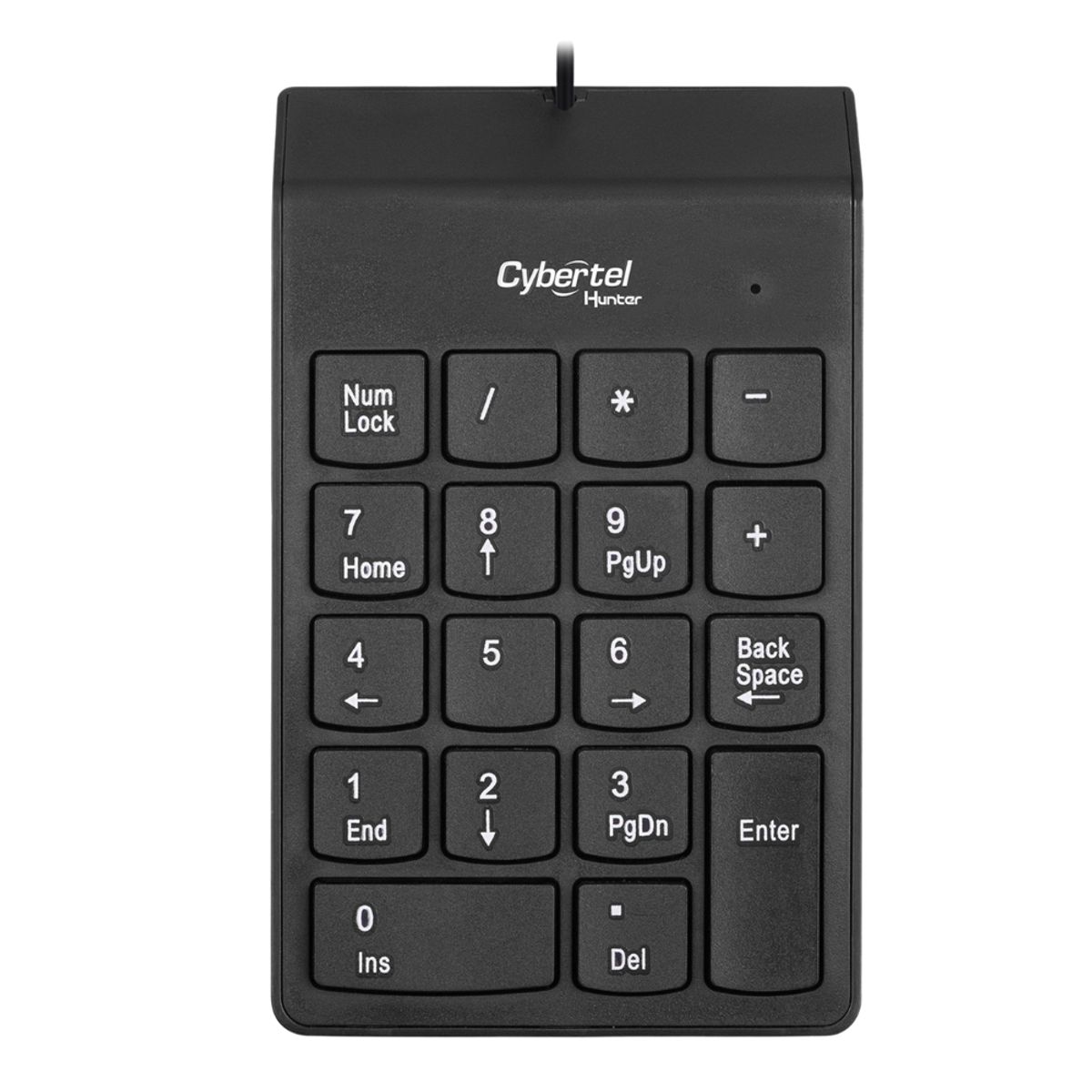 CYBERTEL - Teclado Numérico Cybertel Hunter K303 conexión USB Plug and Play
