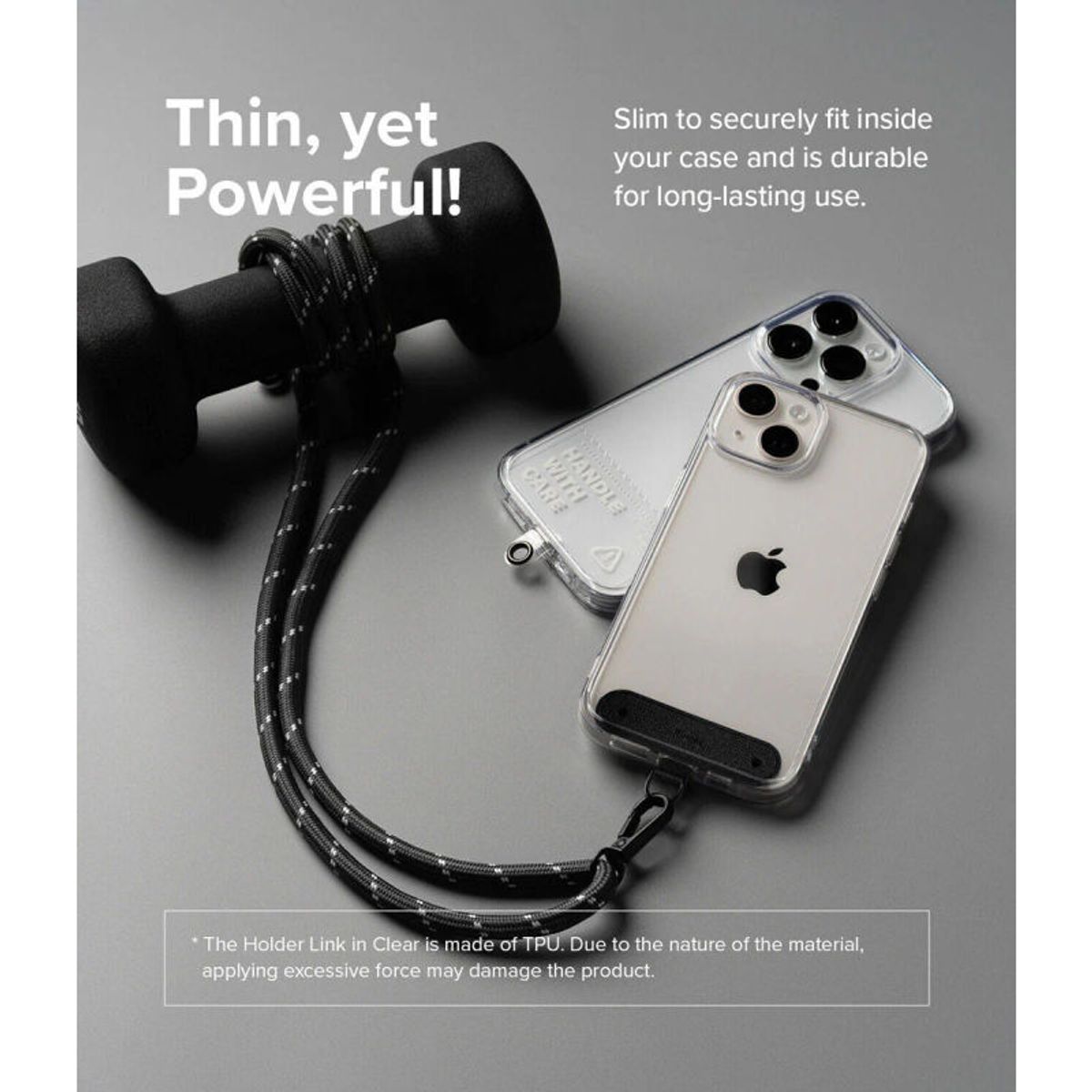 RINGKE - Correa Ringke Holder Link Strap - Black  White