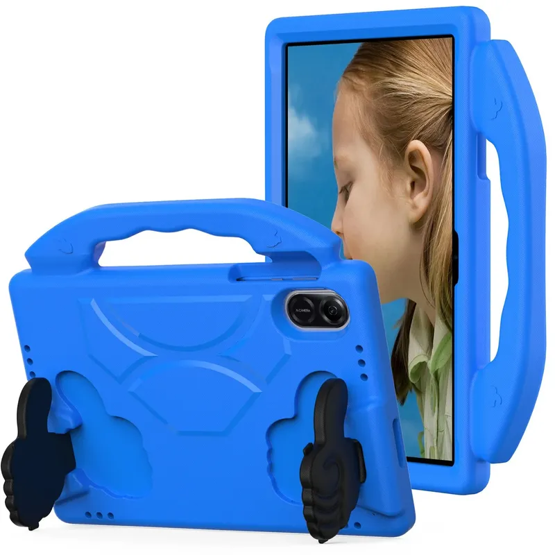 FUNDAANTIGOLPES - Funda de Goma con Diseño Like para Tablet Honor Pad X8A 11 Azul