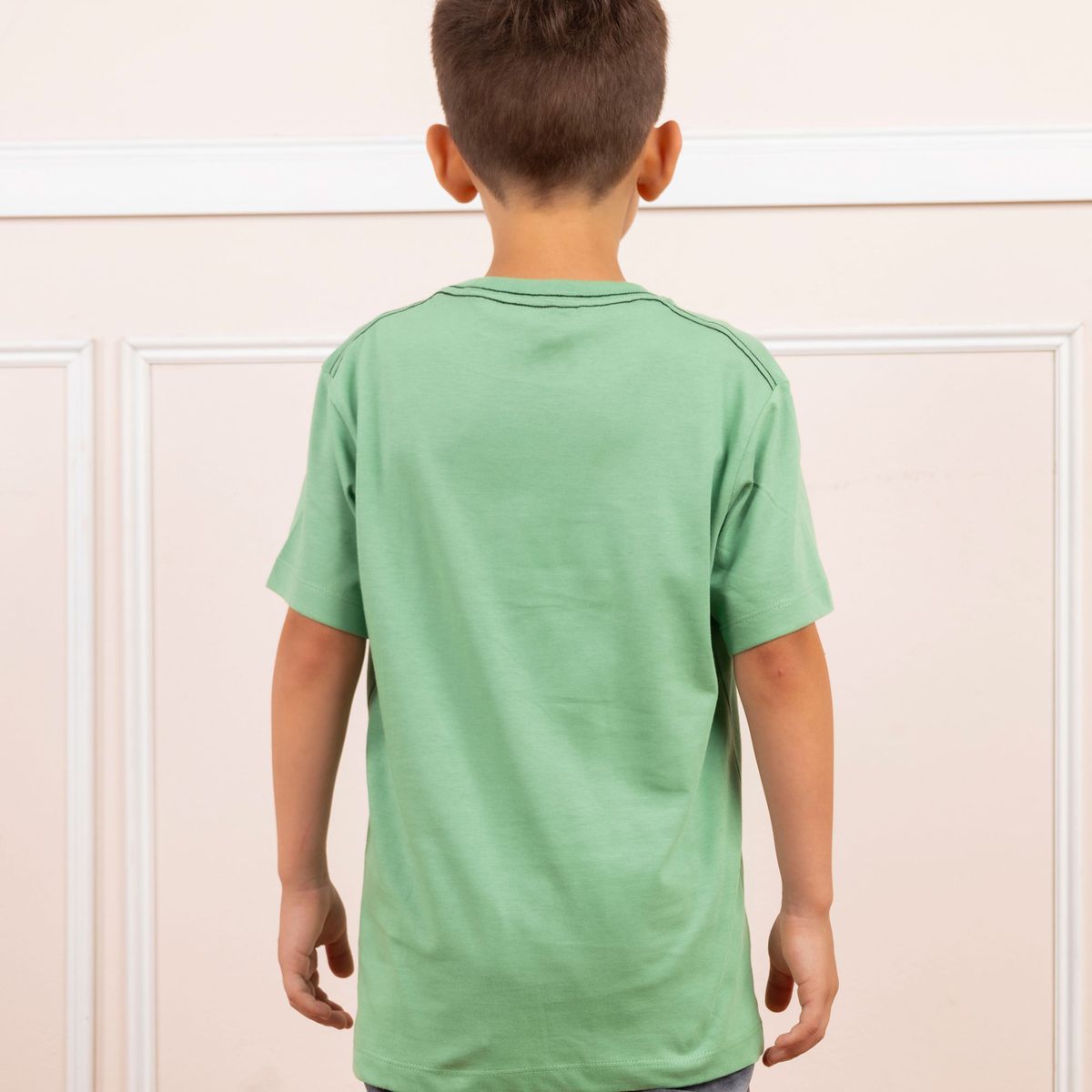 A VANTGARDESTYLE - POLO JURASSIC LAND NIÑO MC - JERSEY 100% ALGODON