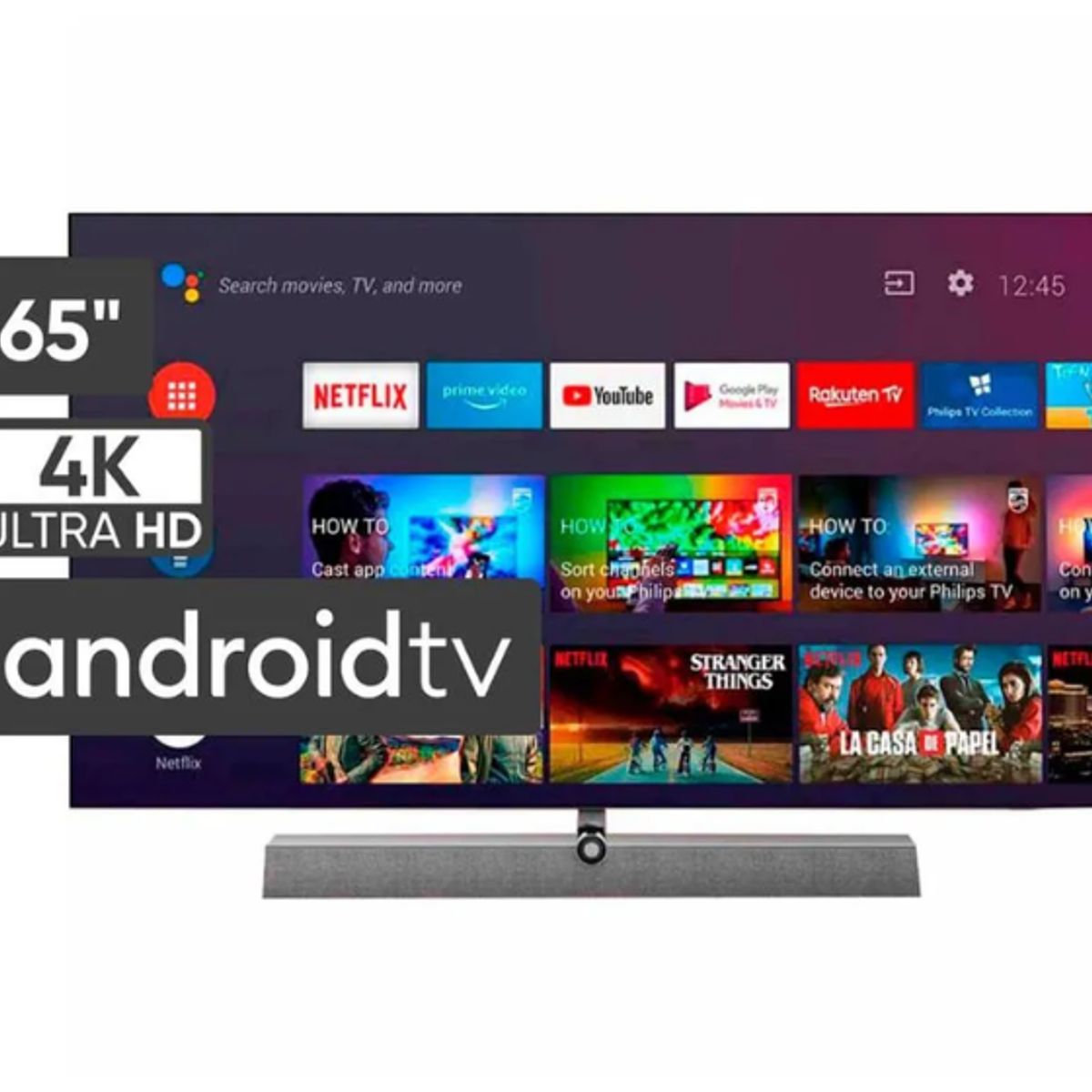 PHILIPS - Televisor PHILIPS OLED 4K UHD ambilight Smart 65 65OLED706