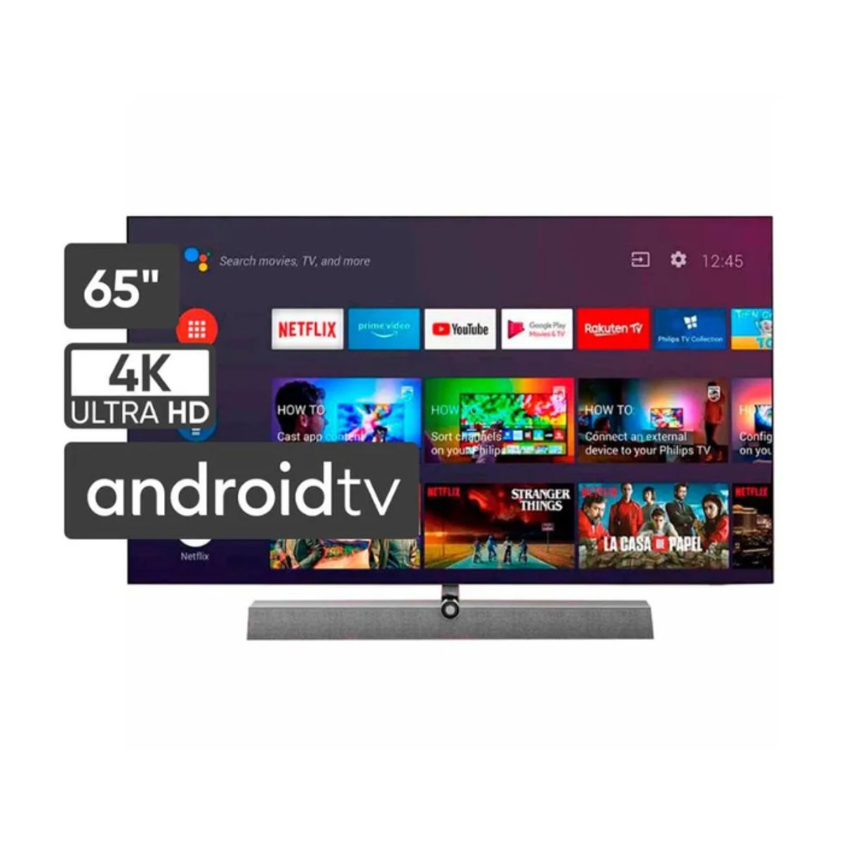 PHILIPS - Televisor PHILIPS OLED 4K UHD ambilight Smart 65 65OLED706