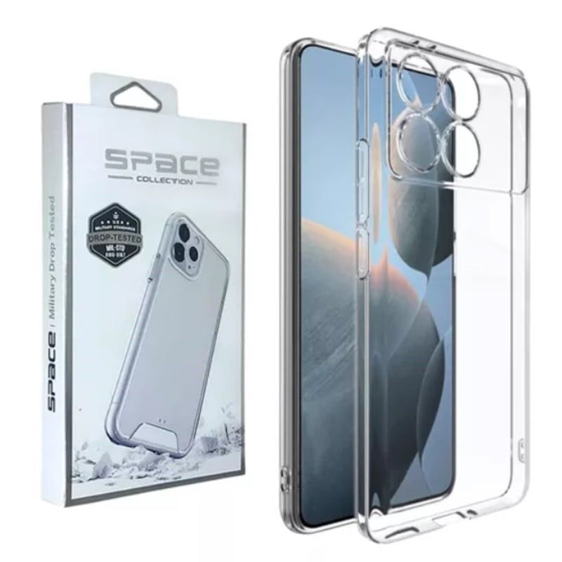 GENERICO - CASE SPACE PARA  XIAOMI 14T  PRO  -TRANSPARENTE