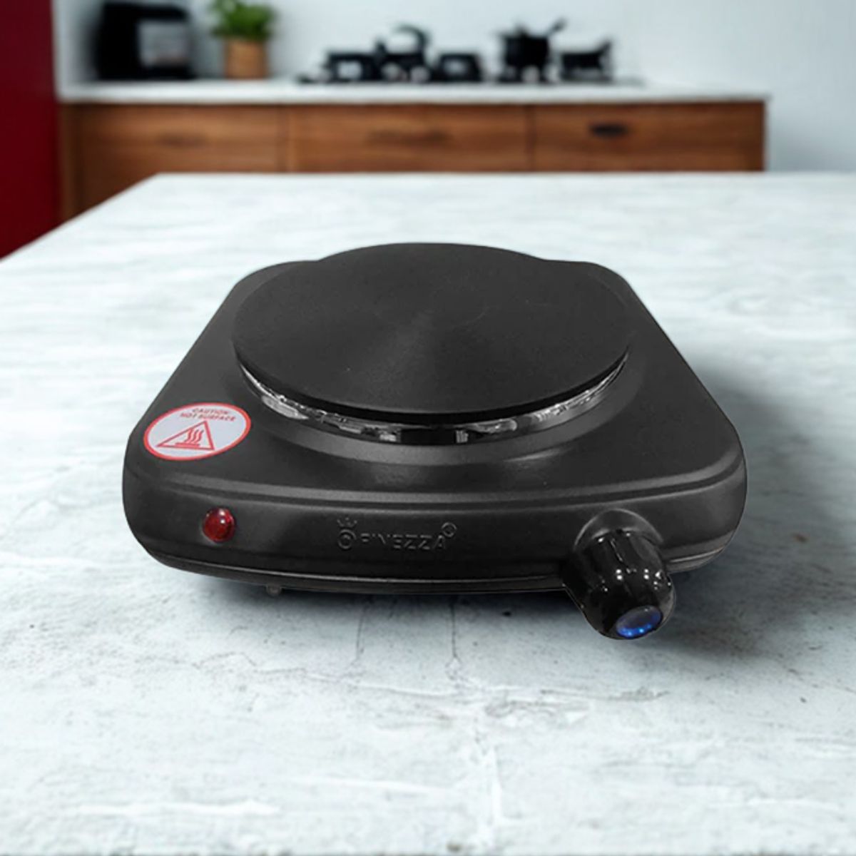 FINEZZA - Cocina Electrica FINEZZA de 1 Hornilla Negro FZ-201D1N