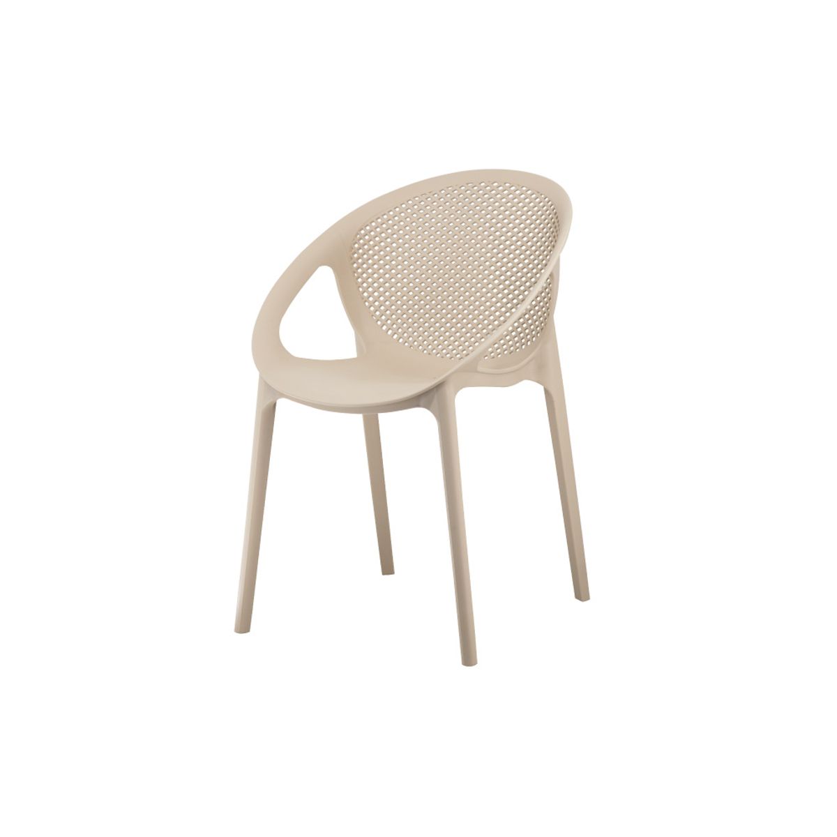 TUGO - Silla Auxiliar Maria Plástico Camel