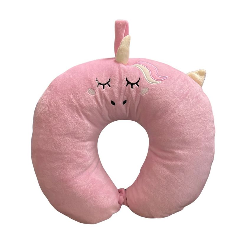 GENERICO - Almohada Cojín De Cuello Cervical Para Viajes Rosado