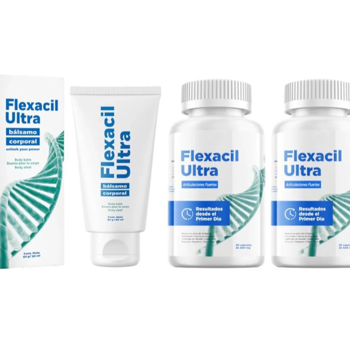 GENERICO - FLEXACIL ULTRA  PACK X3 CREMA + CAPSULAS