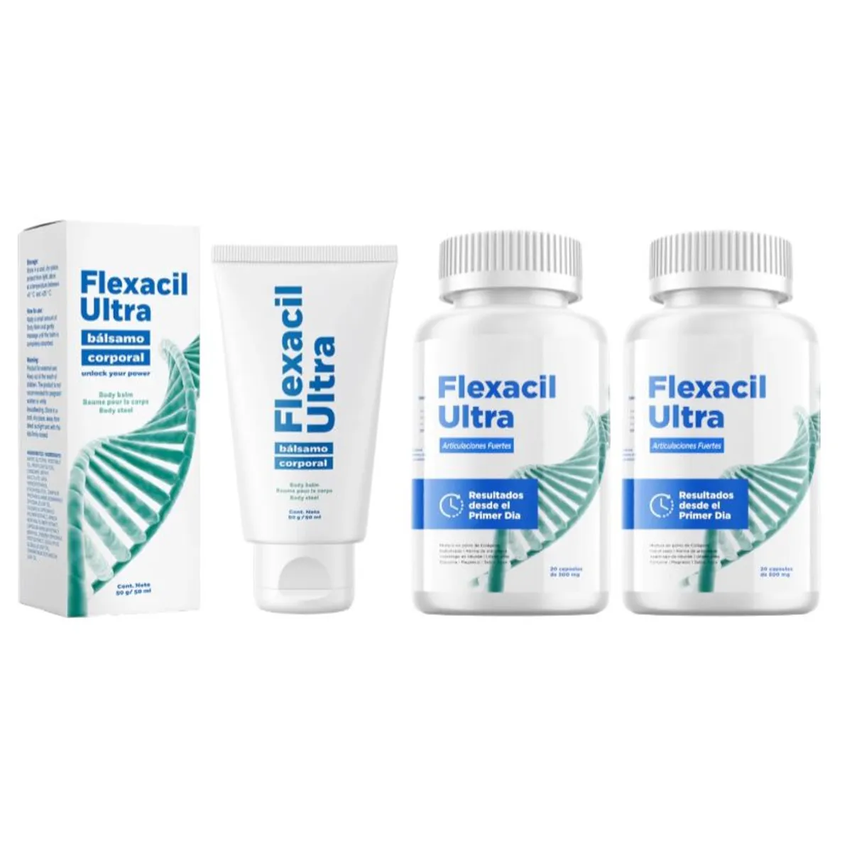 GENERICO - FLEXACIL ULTRA  PACK X3 CREMA + CAPSULAS