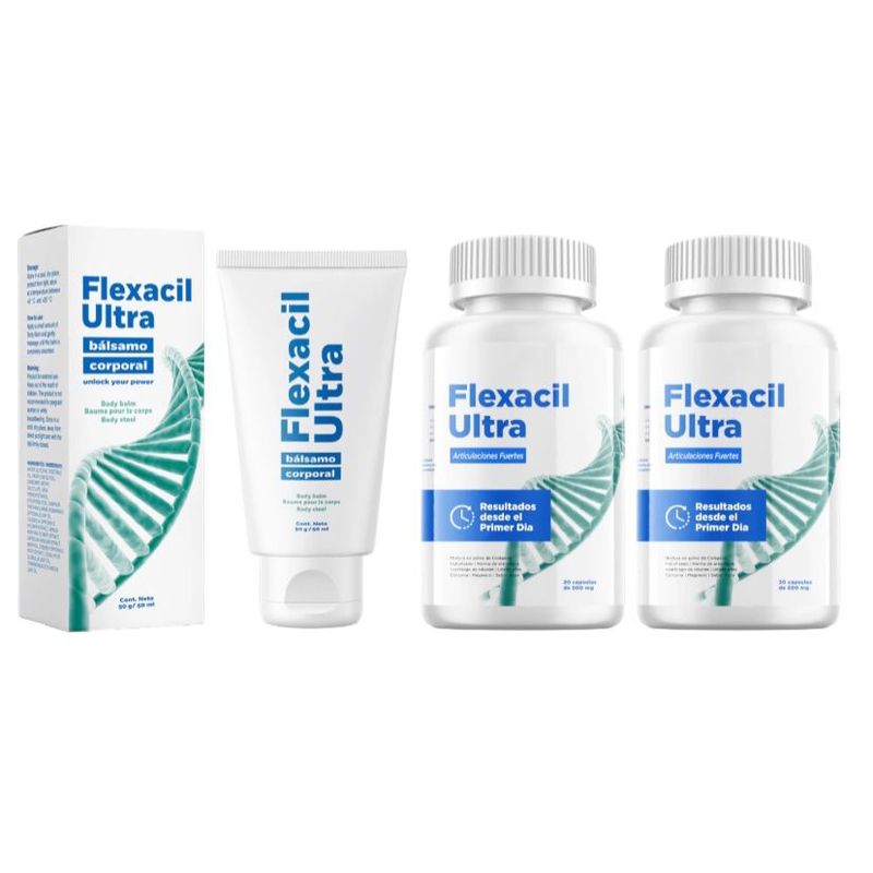 GENERICO - FLEXACIL ULTRA  PACK X3 CREMA + CAPSULAS