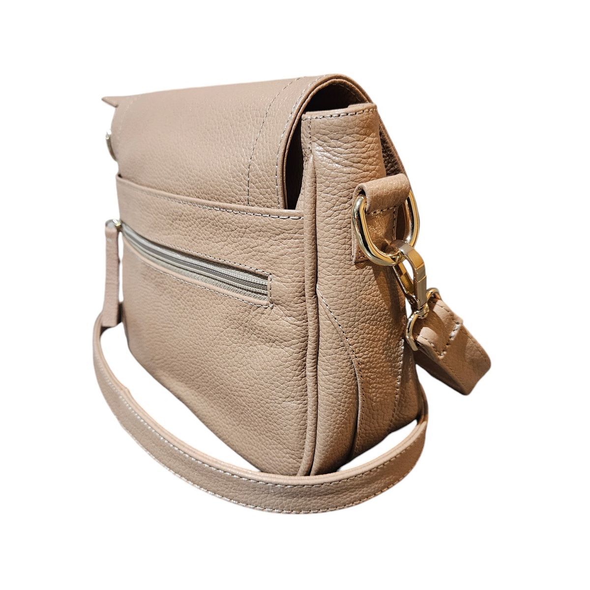 QARA - Morral en cuero genuino Mel