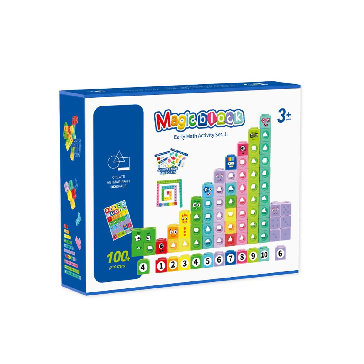 GENERICO - Generico Magic Numberblocks - set de bloques didácticos GMN