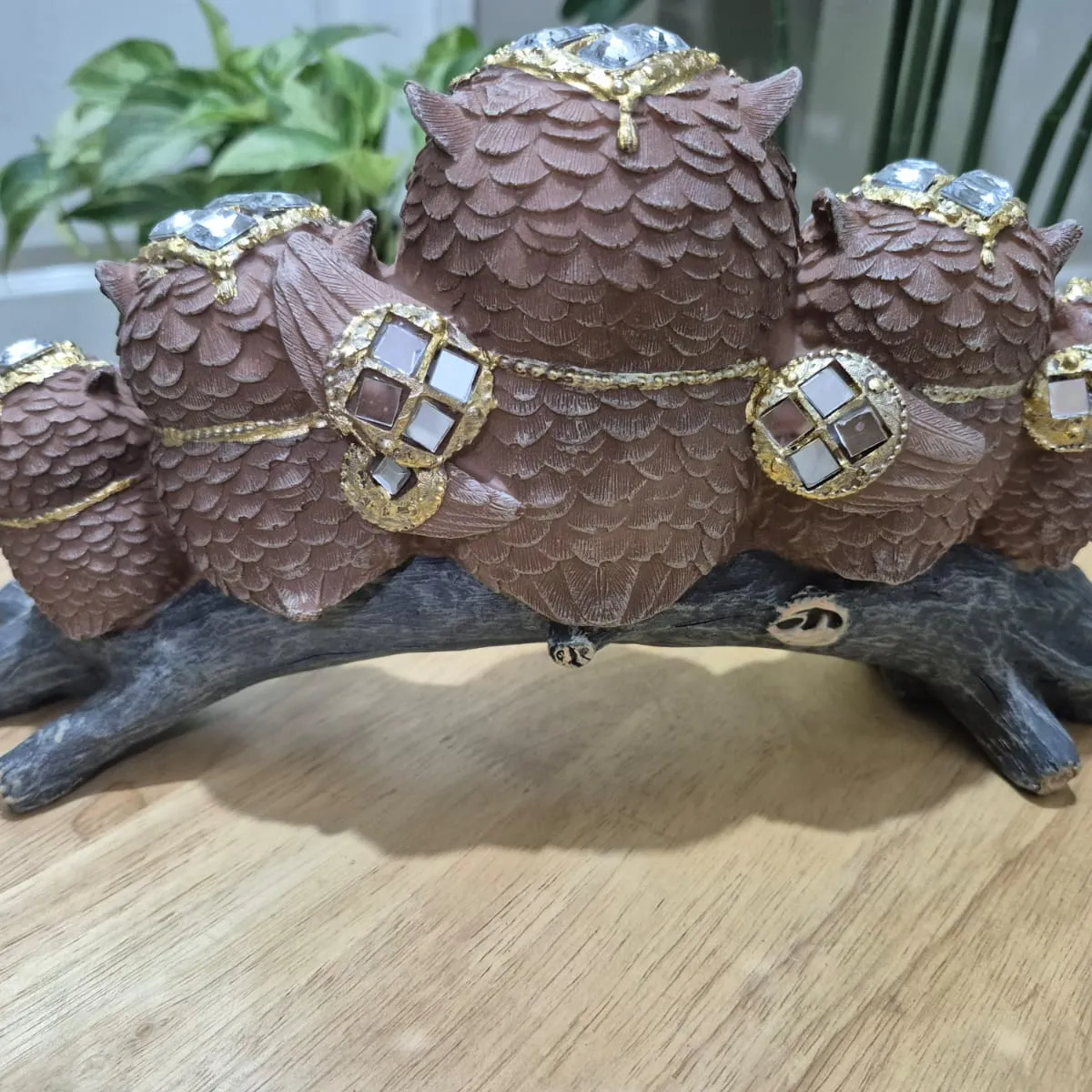 GENERICO - Familia de Buhos Ollie 31x16 cm