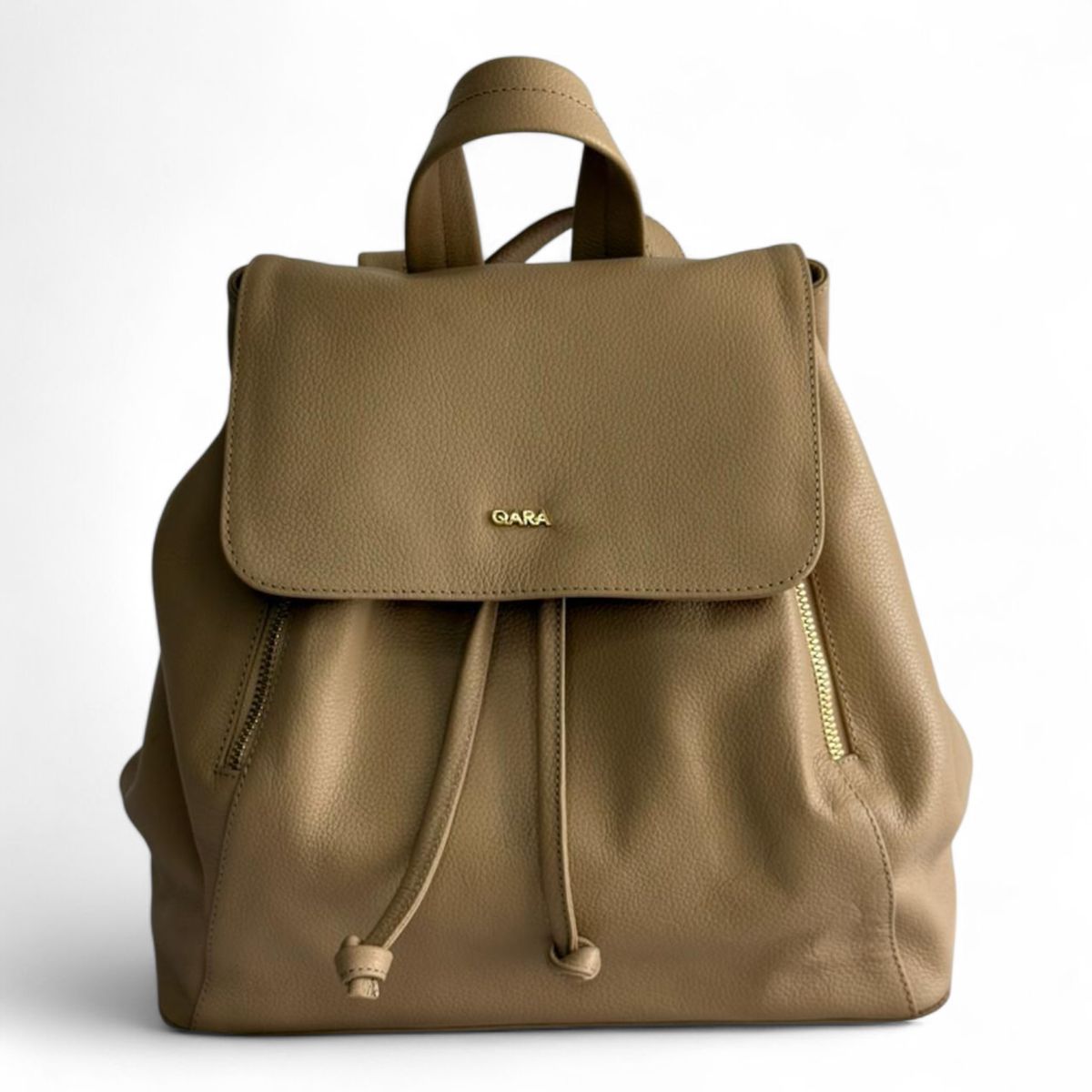 QARA - Mochila De Cuero Genuino