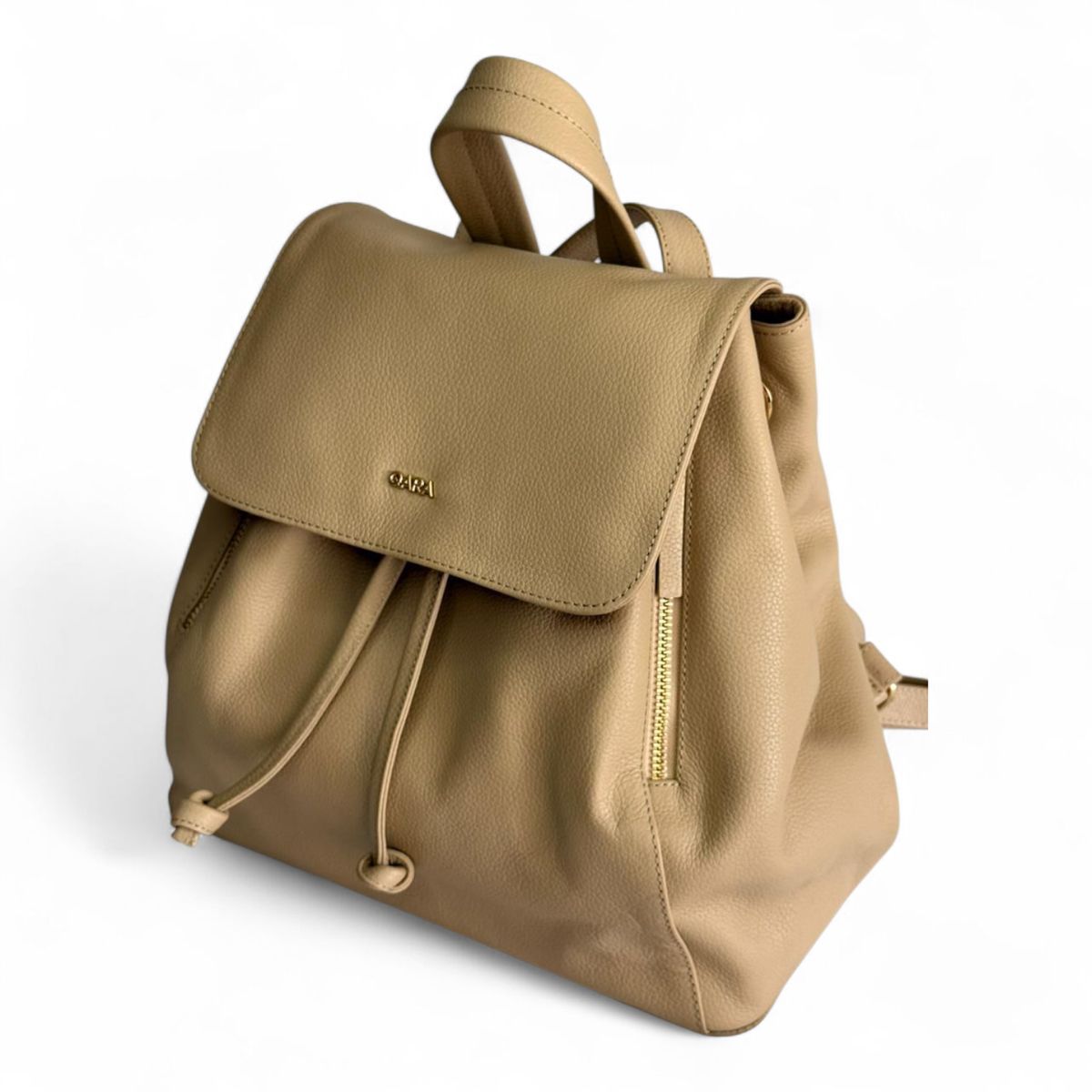 QARA - Mochila De Cuero Genuino