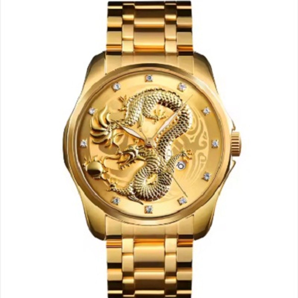 SKMEI - Reloj de pulsera Skmei Sport 9193 con cuerpo dorado para hombre