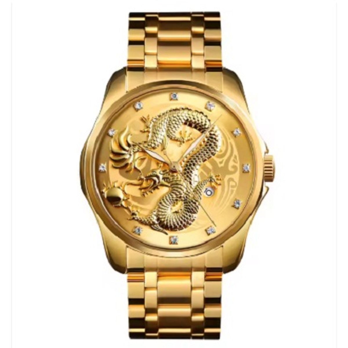 SKMEI - Reloj de pulsera Skmei Sport 9193 con cuerpo dorado para hombre