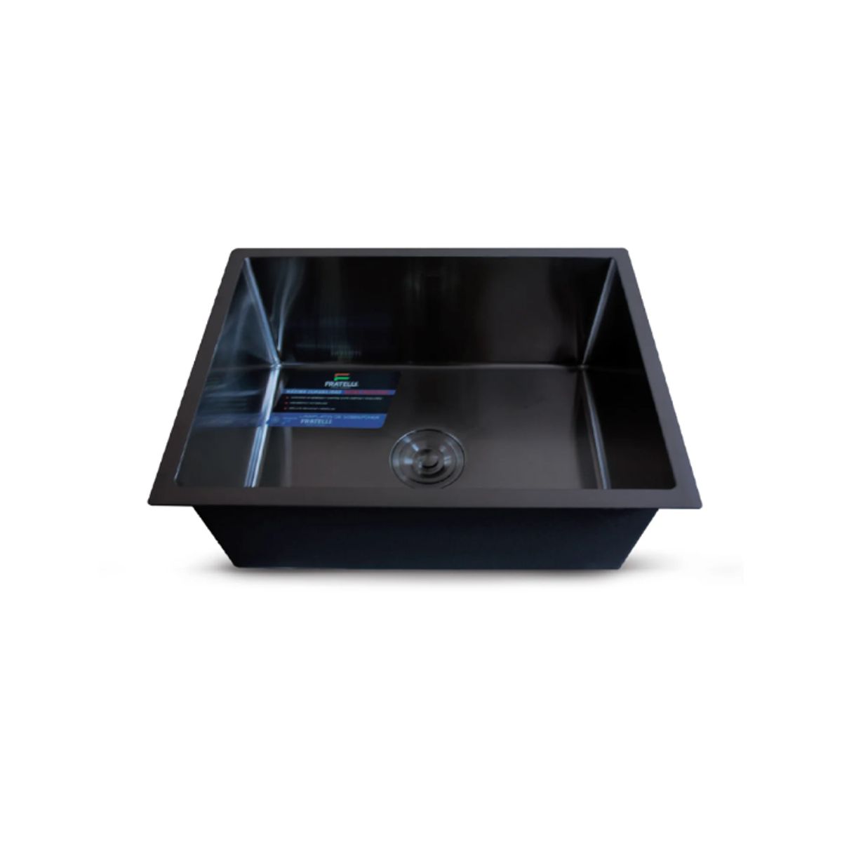 FRATELLI - LAVADERO DE COCINA ACERO NEGRO INF-5945B