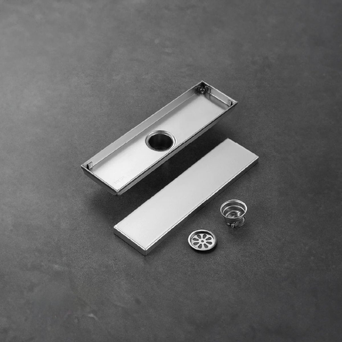 FRATELLI - SUMIDERO DE ACERO REVERSIBLE SATINADO 8