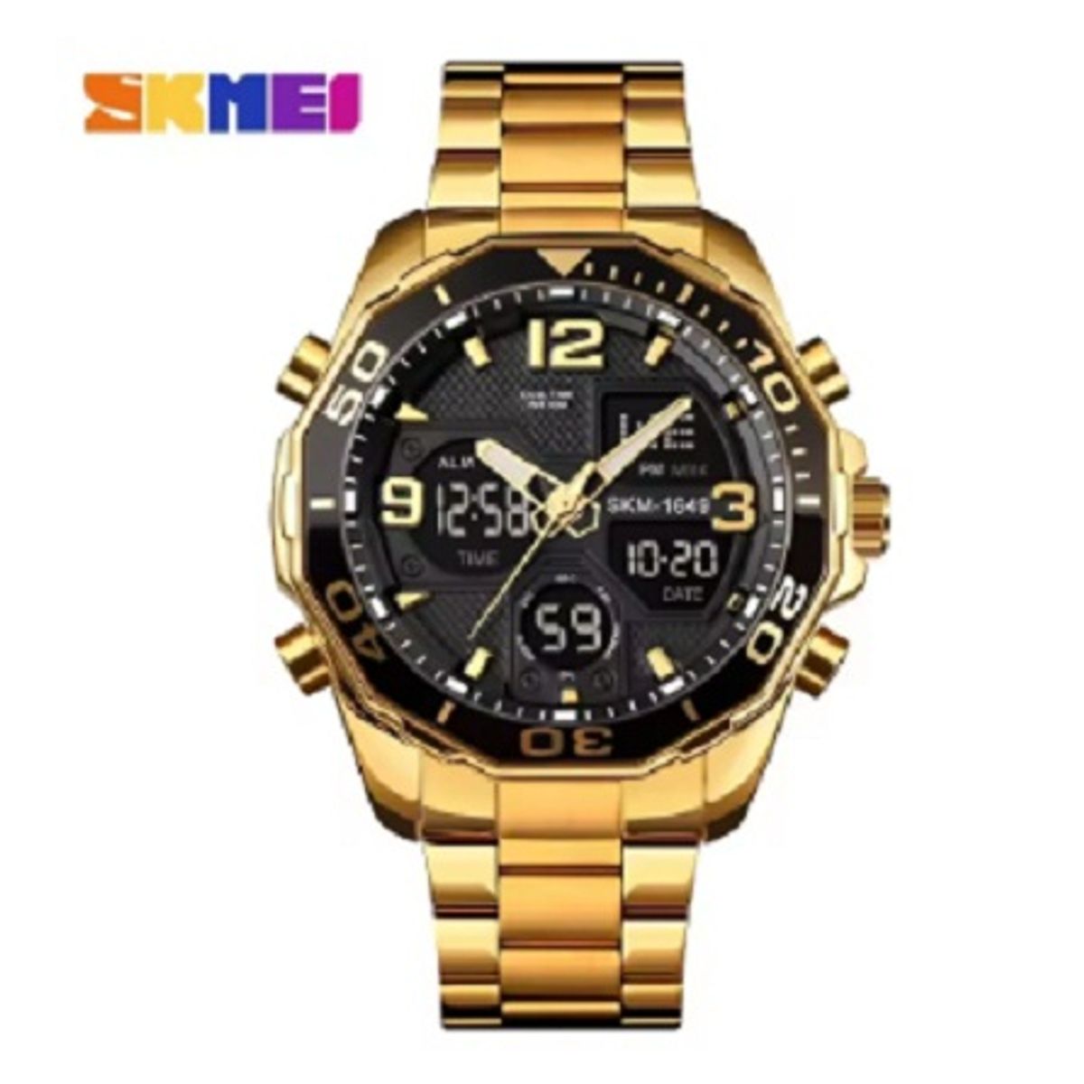 SKMEI - Reloj Skmei 1649 Negro original Analogo y Digital