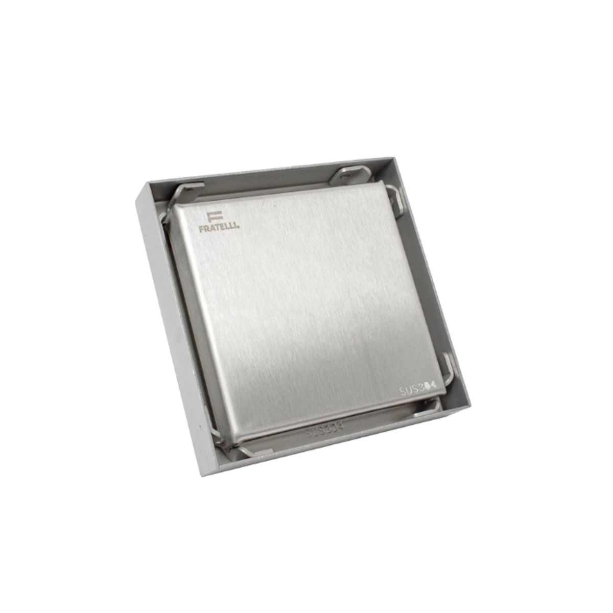 FRATELLI - SUMIDERO DE ACERO REVERSIBLE CROMADO 4