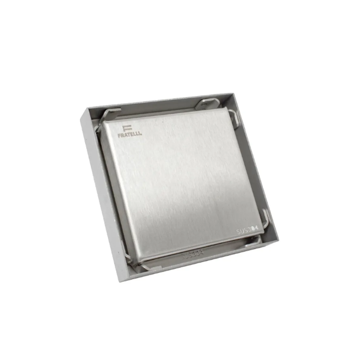FRATELLI - SUMIDERO DE ACERO REVERSIBLE CROMADO 4